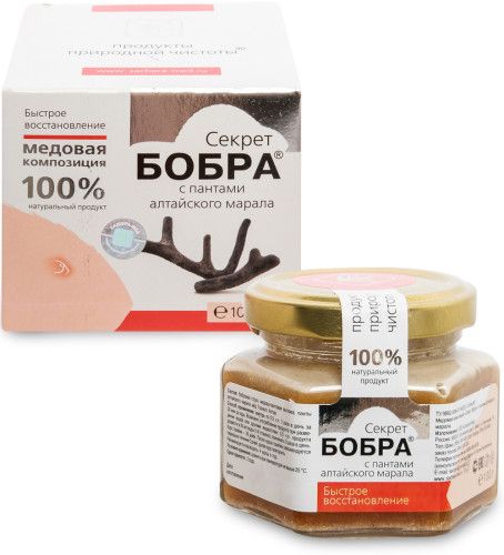 Секрет бобра с пантами Алтайского марала, 100гр в Хабаровске — купить ...