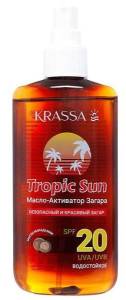 Krassa масло-активатор загара Tropic Sun SPF-20 150мл